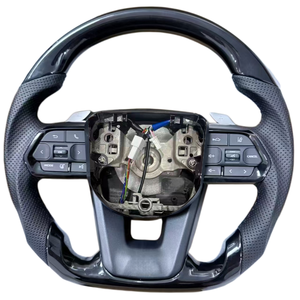พวงมาลัยเปียโนสีดำสำหรับโตโยต้า LC300 <span class=keywords><strong>GR</strong></span> ใช้ได้กับ elfland Cool Road zeprado Highlander VELLFIRE Crosser - Product Image 6