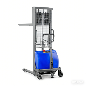 Stoccatore Semielettrico con Batteria al Piombo, Montante a 2/3 Stadi, Altezza di Sollevamento 1.6m-3.5m, <span class=keywords><strong>Dimensioni</strong></span> Forche 1220x125x50mm - Product Image 1