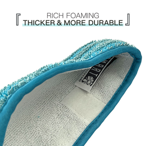 Reusable <b>Mop</b> Pads Microfiber Spray <b>Mop</b> Replacement Heads for Wet & Dry <b>Mops</b> Compatible with Bona <b>Floor</b> Care System Blue - Product Image 4