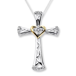 925 gioiello croce gioiello orecchini croce croce collana John Lewis vecchia fabbrica di gioielli - Product Image 2