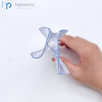 Support d'étiquettes Hiplastics ABINC51 en PVC pour rail numérique de vente au détail, installation facile pour les étiquettes électroniques de rayonnage SoluM