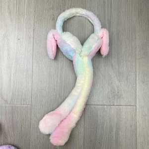 Hair Band Hot-selling Warm Cartoon Ear Muffs Winter Colorful Ear Covers Fun Cold-proof Rabbit Ear Festival Ears-Moving Plush - Product Image 3