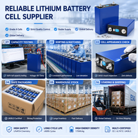 Cellule de batterie prismatique LiFePO4 AUSLI LF280K 3.2V 280Ah Grade A pour système d'alimentation solaire hors réseau 48V, stockage d'énergie et télécommunications