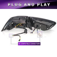 Luz Trasera de Diseño Arcaico para Automóvil con Luz de Giro Secuencial para Mitsubishi Lancer EVO X 2008-2018