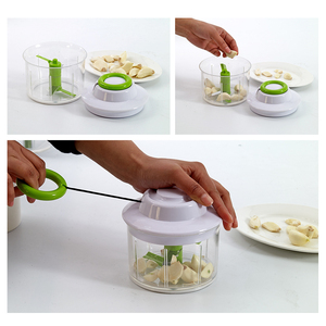 Muestra <span class=keywords><strong>gratis</strong></span> útil herramienta de cocina eficiente mano tirar manual vegetal de cebolla comida helicóptero - Product Image 5