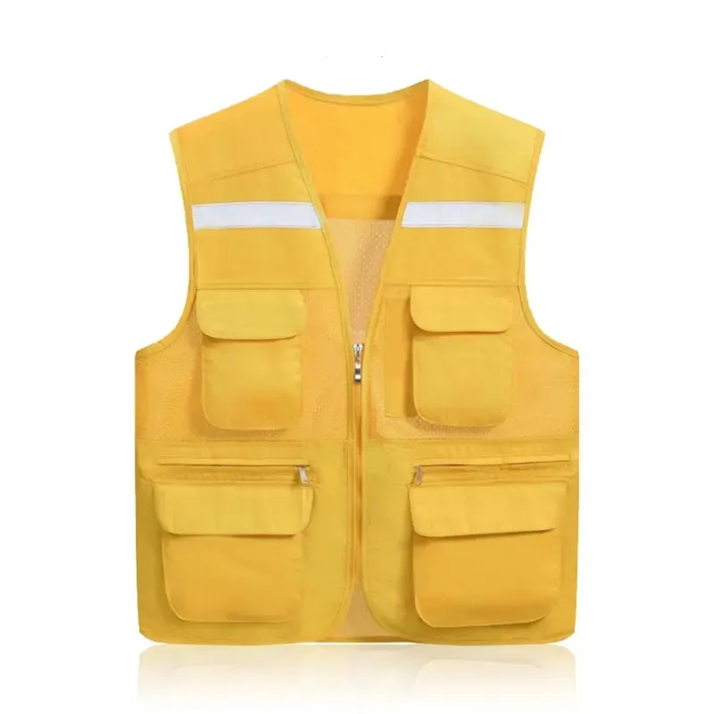 HBC Orange Green Black Safety Reflective Reflector Vest for Trailer Work Suits Safety Industrial Uniforms Safety Vest