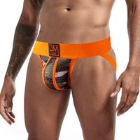 Sous-vêtements pour hommes en tricot à imprimé camouflage, caleçons string à taille basse, boxers respirants pour l'été, jockstraps de sport à séchage rapide