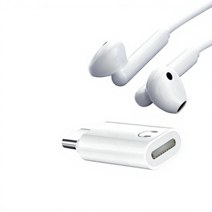 Adaptateur Type-C compatible avec les écouteurs 16 Convert, en matériau PC, pour tablette, écoute musicale et contrôle des appels - Product Image 1