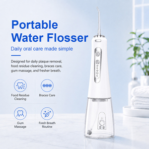 Hydropulseur buccal Luxsmile rechargeable par USB, irrigateur dentaire portable, réservoir d'eau de 300 ml, étanche, pour l'hygiène bucco-dentaire - Product Image 5
