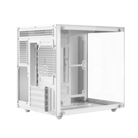 Boîtier de PC de jeu AntarcChill populaire, format Mid-Tower, RGB, MATX, en alliage d'aluminium