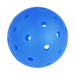 ลูกพิคเคิลบอลขนาด 74 มม. 40 รู สกรีนโลโก้ได้ตามสั่ง ขายส่ง สำหรับเล่นในร่มและกลางแจ้ง ลูกพิคเคิลบอลแบบสองชิ้นสำหรับการแข่งขัน - Product Image 1