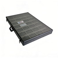 Boîtier en aluminium sans cadre avec couvercle en acrylique pour présentoir de cartes PSA SGC transparentes, cadre en aluminium pour cartes sportives, présentoir de table