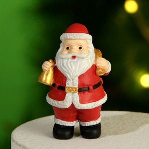 Top Rhyme Christmas Animal Figurines Resin Decorations 3.9in Indoor Desktop <b>Ornaments</b> For Living Room - Product Image 5