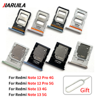 Tempat Kartu SIM Grosir untuk Redmi Note 12 13 Pro 4G 5G, Holder Chip SIM SD Card Tray, Suku Cadang Ponsel