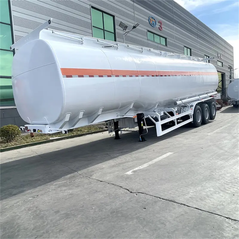 Hot Sale Semi-Trailer 39 000l Tanker Trailer 2axle 3axle Utility Petroleum Tank Trailer