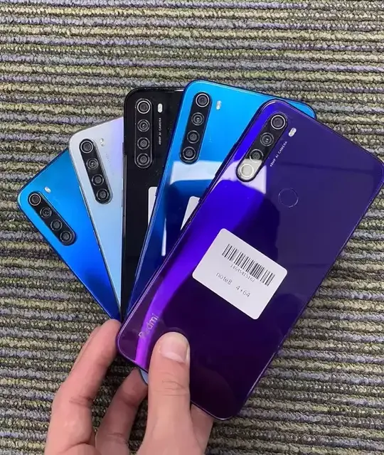 Used Cellular Unlocked 6+128GB Smartphone for Xiaomi Redmi Note 8 Second Hand Mobile Phone for Redmi Note 8 Used Cellphone