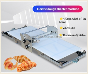 Máquina Eléctrica para Pastelería Plegable y Ajustable <span class=keywords><strong>de</strong></span> 2-30 mm - Laminadora <span class=keywords><strong>de</strong></span> Masa para <span class=keywords><strong>Hojaldre</strong></span> Danés y Mille-Feuille para el Hogar - Product Image 3