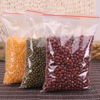 Sacs PE OPP refermables à fermeture éclair auto-adhésive transparents, étanches, recyclables, personnalisables, de qualité alimentaire, pour sucre, directement de l'usine