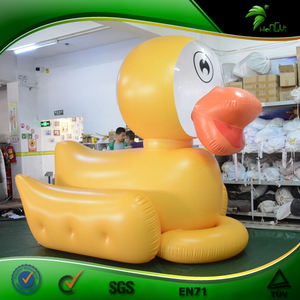 <span class=keywords><strong>Ballon</strong></span> gonflable canard jaune flottant, jouet pour piscine d'été, décoration de couleur rose, dessin animé - Product Image 1