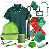 Artículos de producto de maratón con logotipo personalizado de negocios, 5 uds., Camiseta deportiva de poliéster, pulsera de silicona, conjunto de regalo promocional