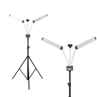 Travor-Kit d'éclairage à intensité variable, 48W, avec trépied, lampe LED pour Studio Photo, photographie et vidéo