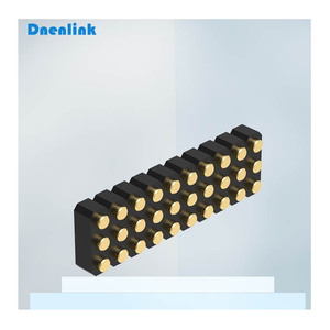 Denentech nóng bán 2.54mm Nữ máy bay h2.5mm ba hàng thẳng SMT <span class=keywords><strong>POGO</strong></span> <span class=keywords><strong>pin</strong></span> kết nối không thấm nước - Product Image 4