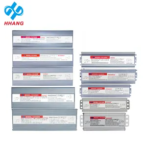 HHANG Industri Tahan Air Produsen LED Strip Converter AC Tegangan Konstan 12V 24V 300W DC Switching Power Supply Unit