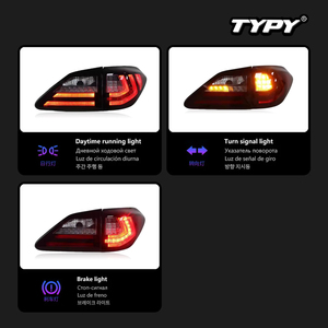 Conjuntos de luces traseras para Lexus RX 2009-2015; actualización a nuevas luces traseras LED, luces de circulación diurna y direccionales. - Product Image 4