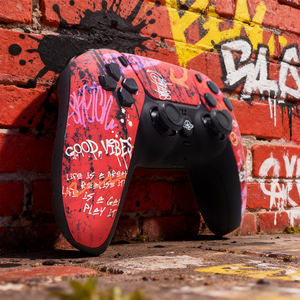 Housse de protection avec autocollant, <span class=keywords><strong>coque</strong></span> anti-poussière de remplacement, design unique pour <span class=keywords><strong>Ps5</strong></span>, design époustouflant - Product Image 3