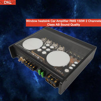 Amplificateur de voiture de qualité sonore, 2 canaux RMS 150W 4 Ohm, amplificateur DSP, amplificateur de médiums et de basses, crête 3000W, amplificateur de voiture classe D, classe AB