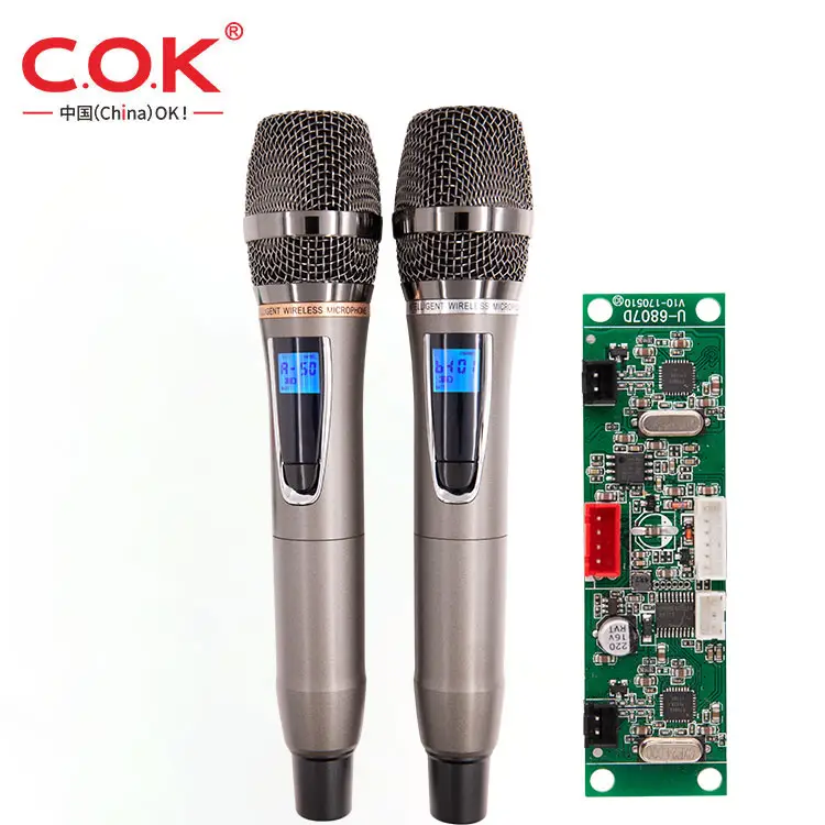 C.O.K Good Selling OEM Wireless Mic Outdoor PCB Board Handheld Microphone PCB Board mic wireless microphone mic