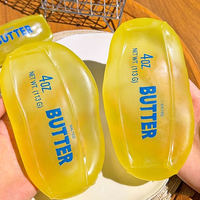Balle anti-stress souple en beurre de vaseline en gros, jouet à presser pour enfants et fêtes, option logo personnalisé