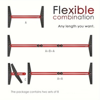 Kit de Mesure de Précision pour Escaliers : Règle de Mesure de Marches, Gabarit de Cadre d'Étagère d'Escalier, Outils Manuels pour l'Installation de Rampes d'Escalier DIY