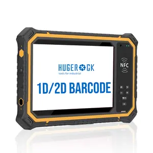 HUGEROCK T80(2021) Industri Kasar Android Tablet Pc Komputer 8 Inch PDA Bersertifikat Barcode Qr Code Reader Smart Nfc Pos