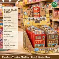 Bonbons en forme de capybara halal en gros pour distributeurs automatiques, idéaux pour les fêtes d'enfants, bonbons fruités en comprimés de 4g pour distributeurs de bonbons.