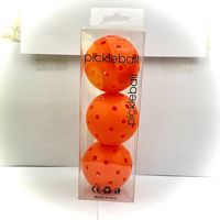 Vente directe d'usine, balle de pickleball portable approuvée par l'USAPA, rotomoulage, 40 trous intégrés, balle de jeu d'extérieur