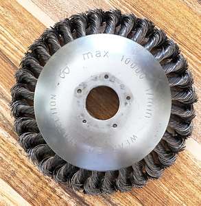 Cepillo Rotatorio para Malezas de 8 Pulgadas, Cepillo de Alambre de Acero con Nudos Torcidos, Cabezal de Recorte de Disco, Ajuste Universal para <span class=keywords><strong>Sthil</strong></span>, Honda, etc. - Product Image 2