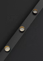 Arcllux 15MM Mini éclairage encastré sur rail LED Corps en aluminium Grille magnétique pour bureau Utilisation intérieure Entrée 48V certifiée CE ROHS