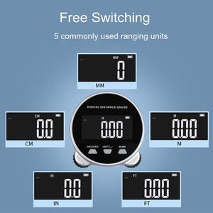 Regla Electrónica Digital con Rueda Medidora, Telémetro de 99m con Pantalla LCD, Medidor de Longitud Manual de Alta Precisión, Cinta Métrica - Product Image 5