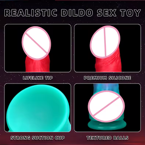 Penetración remota de alta calidad 4,1*23cm Succión realista Consolador de silicona líquida Pene artificial Mujer Adulto Vibrador Juguetes sexuales - Product Image 4