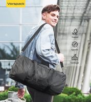 Sac de sport personnalisé pliable pour hommes et femmes, sac de voyage léger avec poche intérieure pour les voyages et les sports