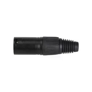 ไมโครโฟน XLR สีดำแบบ 4 คอร์, ปลั๊กแคนนอนตัวผู้ 4P, ปลั๊กแคนนอน XLR, แคนนอนสามคอร์, ขั้วต่อไมโครโฟน - Product Image 3
