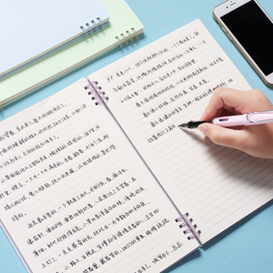 Bán buôn xoắn ốc ràng buộc A5 thăng hoa Tạp Chí máy tính xách tay Ngân Sách chất kết dính với <span class=keywords><strong>PP</strong></span> bìa có thể in B5 máy tính xách tay cho thiết kế cá nhân - Product Image 4