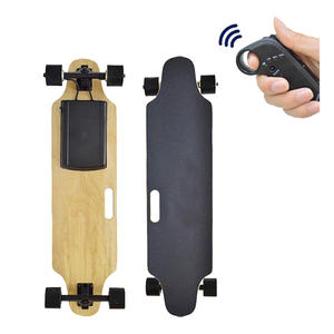 Skateboard Elettrico Professionale Portatile, Longboard Elettrico a Quattro Ruote all'Ingrosso, Skateboard con Tavola Traforata - Product Image 1