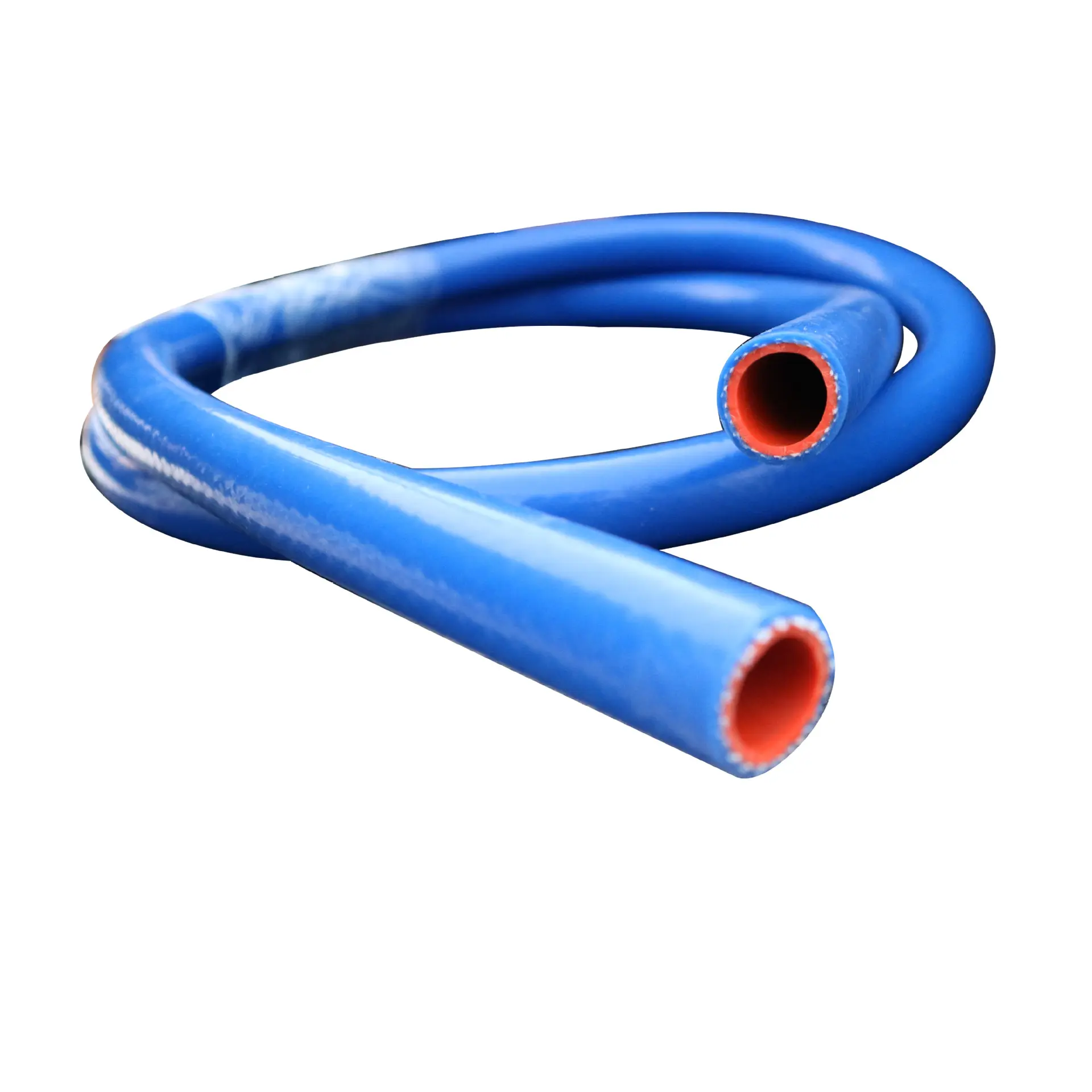 Venta caliente tubos de calefacción automotrices alta temperatura/alta presión resistente interior naranja/azul exterior corte trenzado extruido