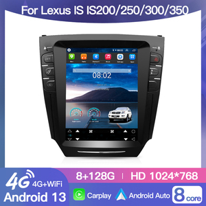 Android14 Carplay Car Radio GPS Navi Video Player Multimedia Stereo for Lexus IS200 IS250 IS300 IS300C 2006-2011 Tesla Screen - Product Image 2