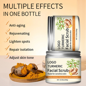 Gommage Visage à la Vitamine C Naturelle à Marque Privée Nettoyage en Profondeur Hydratant Curcuma Blanchissant Exfoliant - Product Image 5