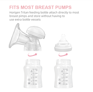 Amzone-productos para bebé, botella de vidrio de borosilicato con cuello ancho, alimentación orgánica para recién nacido - Product Image 4