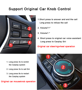 Hệ thống Linux 8.8 ''phong cách ban đầu đài phát thanh không dây Apple xe chơi E70 E71 màn hình cảm ứng cho BMW X5 X6 CCC CIC Carplay màn hình - Product Image 5