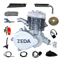 Kit de motorización de bicicleta de gasolina de 2 tiempos y 85cc, marca ztmoto, personalizado, de alta velocidad, 3.7 kw, para adultos, para carreras.